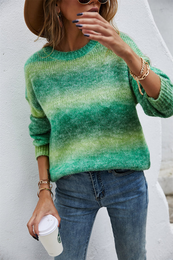 WOLFF Rainbow gestreifter Pullover