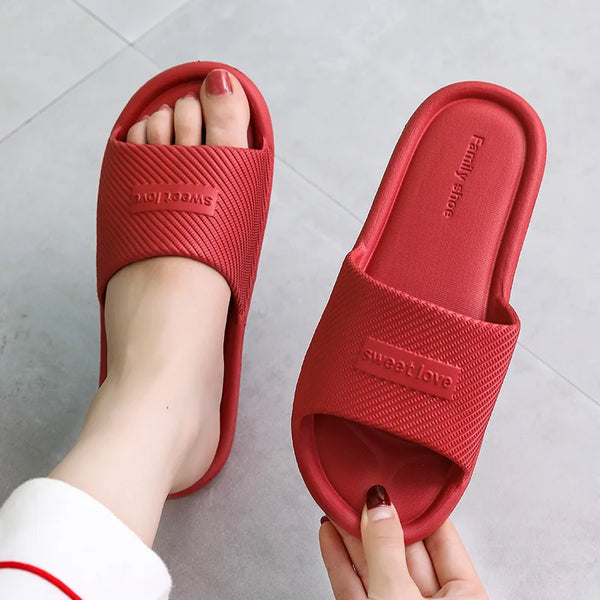 WOLFF – Rutschfeste Sommer-Flip-Flops für Damen: Bequeme Hausschuhe für den Innenbereich, wasserdichtes EVA-Material