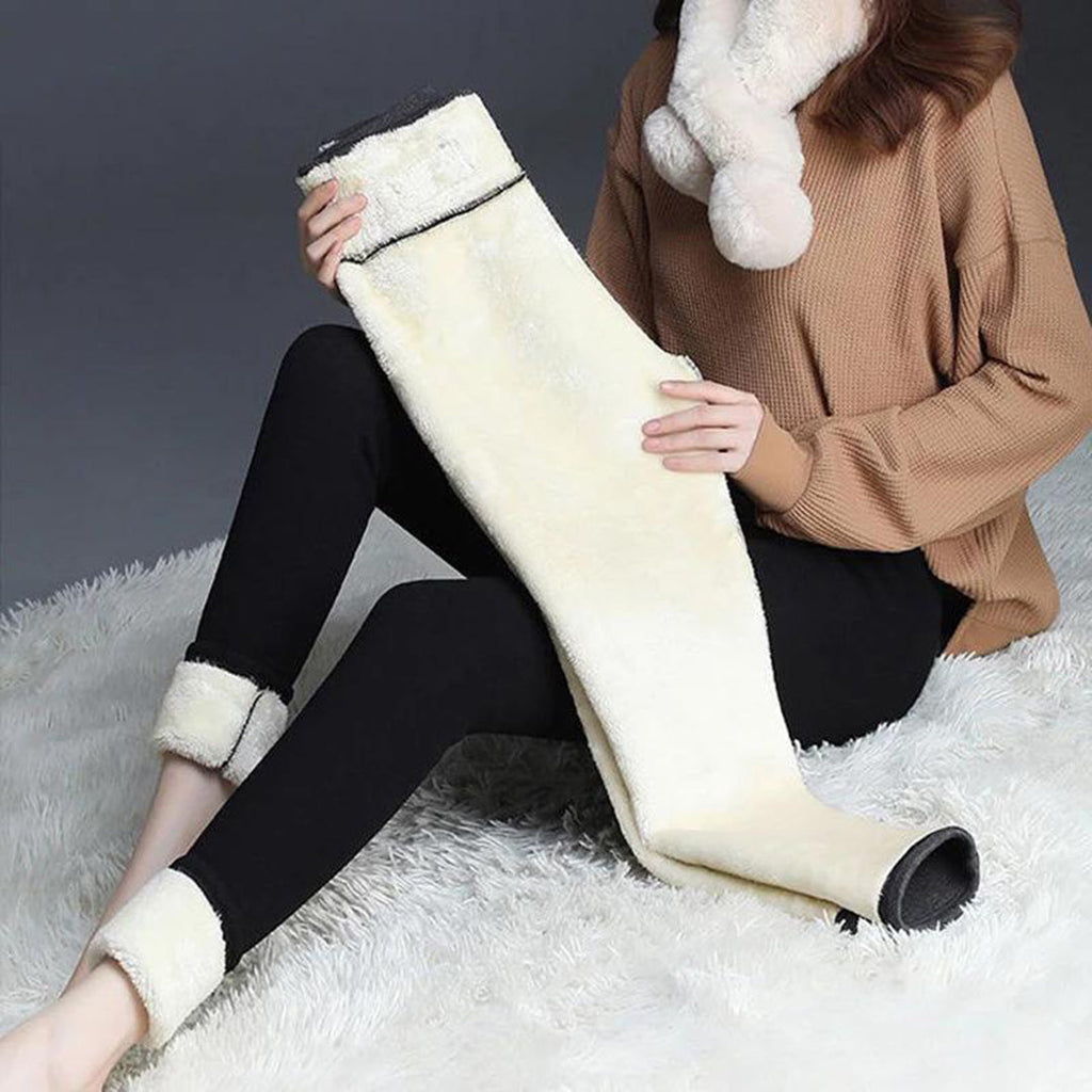 Wolff | Damen Fleece Leggings Für DEN WINTER