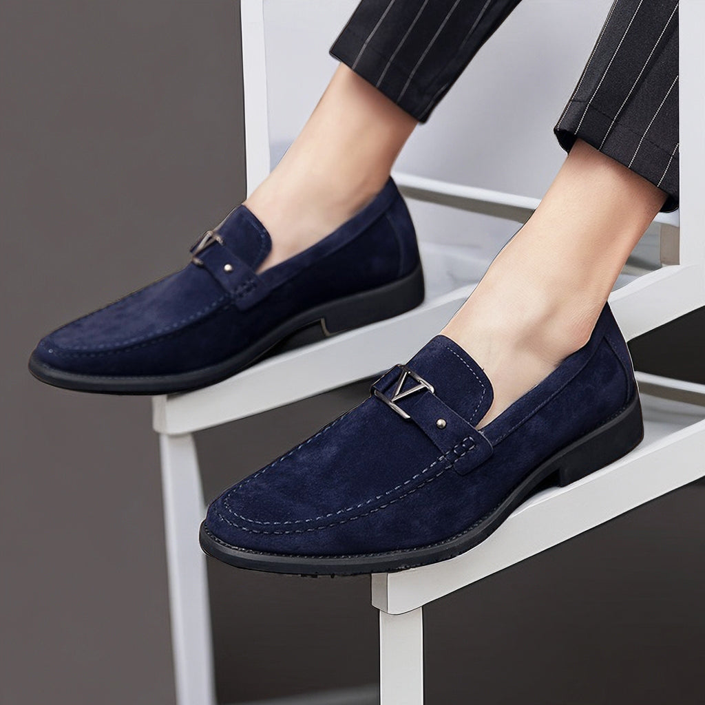 Eleganter Veloursleder-Loafer