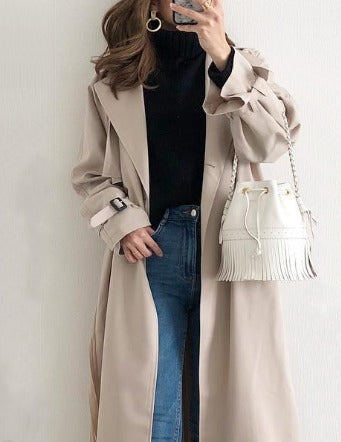 Wolff | Trenchcoat wasserabweisender einreihiger Trenchcoat für Damen in Beige