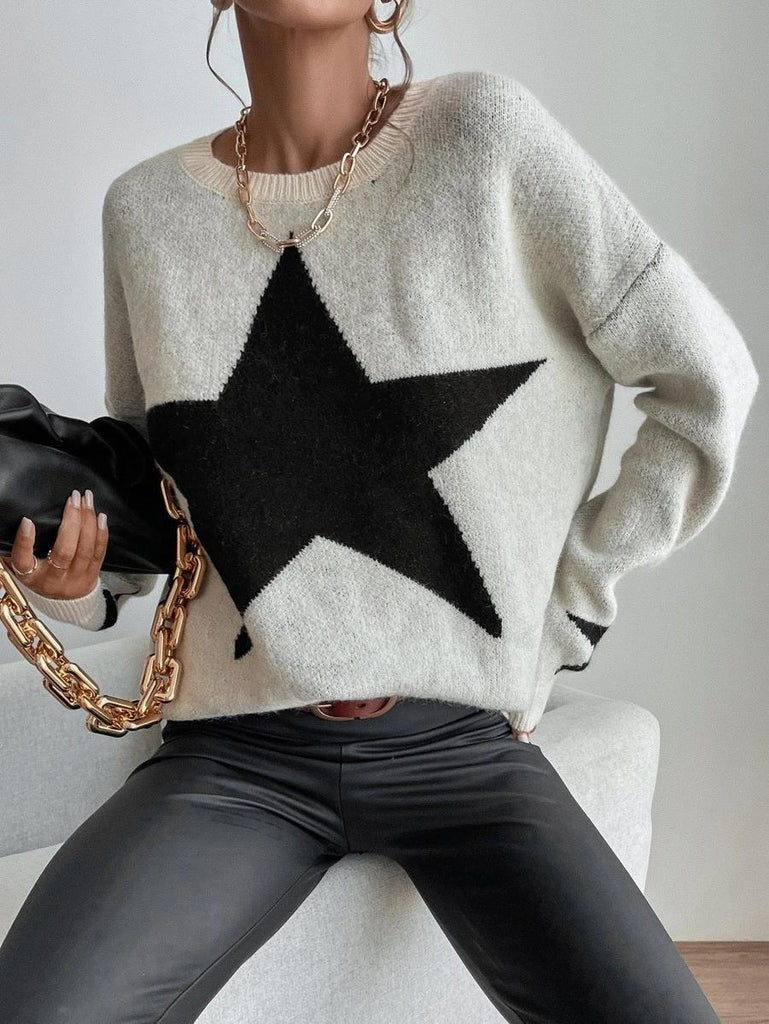 WOLFF Big Stars Pullover Rundhals Sweatshirt