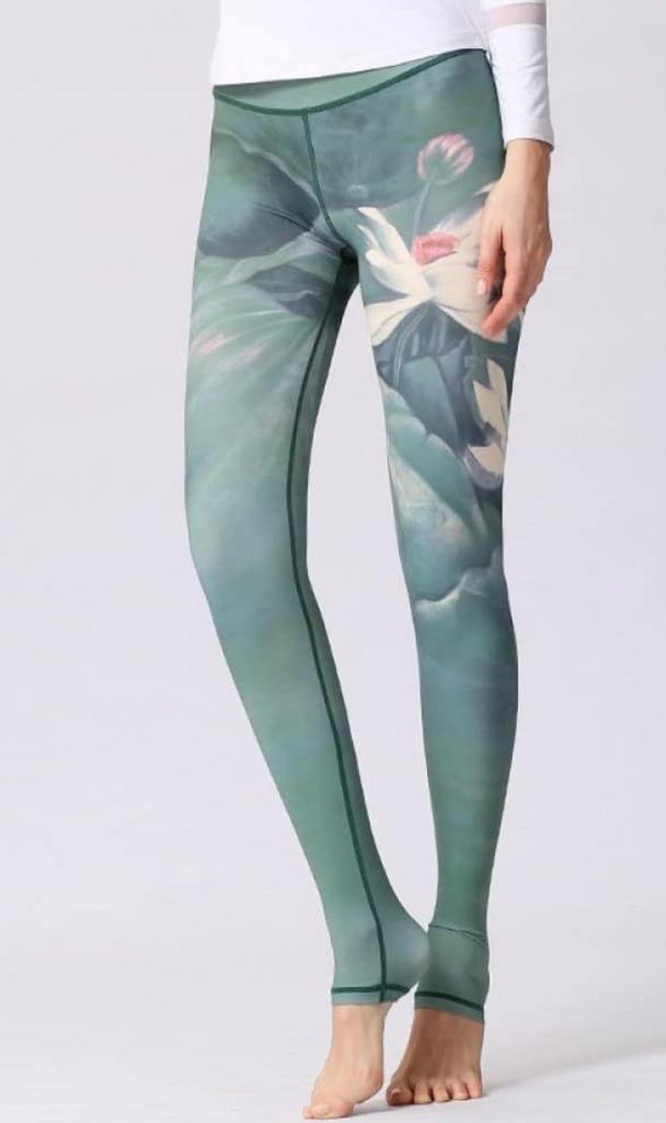 Wolff | Leggings mit Blumenmuster