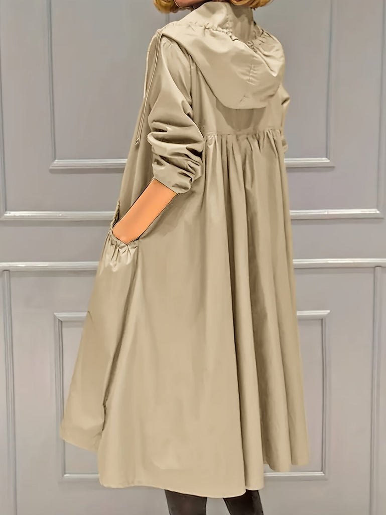 WOLFF Vintage-Trenchcoat Mit Gegürteten Langen Ärmeln Für Damen | Perfekt Für Jeden Anlass