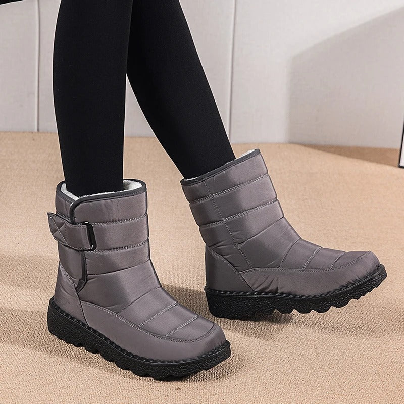 WOLFF Dicker Plüsch Winter Stiefel