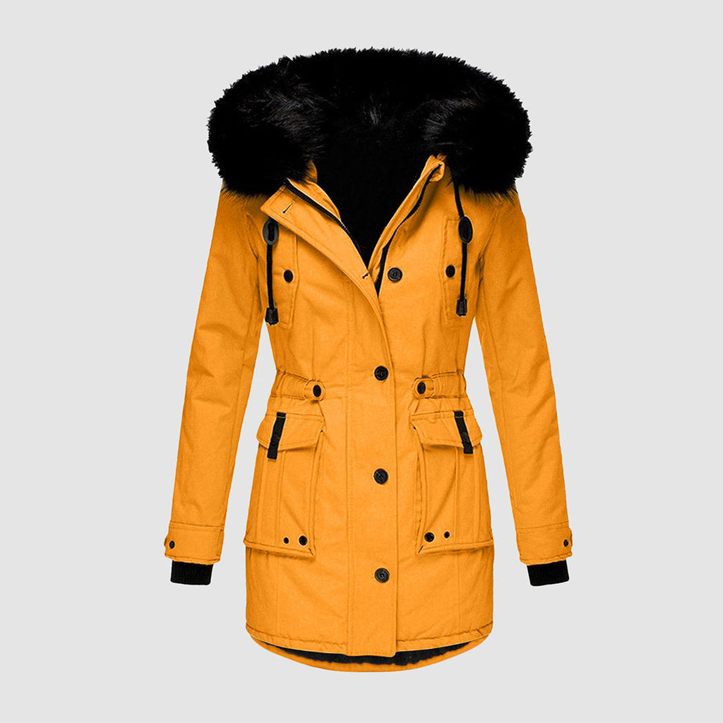 WOLFF - Wasserdichte Winterjacke mit Kapuze für Damen